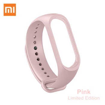 Xiaomi Mi Juosta 4 Pink Limited Edition Spalva Originalus Riešo Dirželis TPU Medžiagos Apyrankė Xiaomi Miband 3/4/NFC Smart Apyrankė