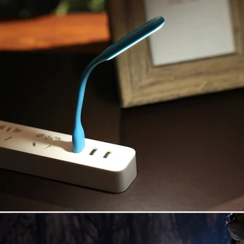 Xiaomi Mijia USB LED Lemputė Su Jungikliu Naudoti Galia Bankas/Kompiuterių 5V 1.2 W Pelninga Foldeable Energijos taupymo LED Lempos