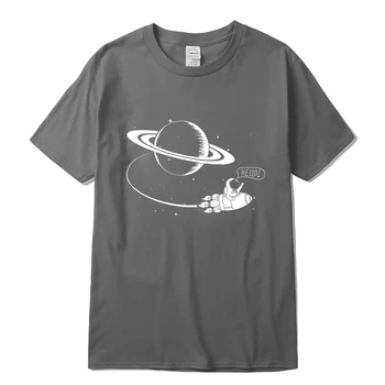 XIN YI vyriški t-shirt Aukštos kokybės medvilnės trumpas slleve Juokinga astronautas spausdinti Kietas laisvi vyrai marškinėlius, o-kaklo vyrų marškinėliai tee