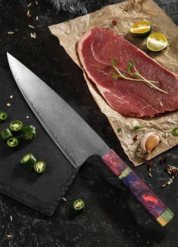 XITUO Virtuvės Šefo Peilis Profesinės VG10 Japonijos Damasko Plieno Kinų Maisto, Aštrių Mėsos Cleaver Mėsininko Peilis, Kepimo Įrankiai
