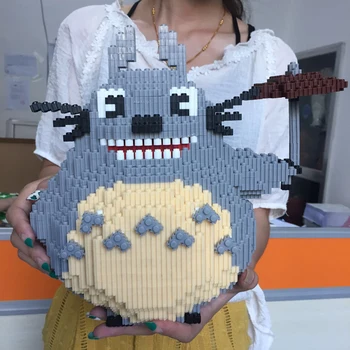 Xizai 8041 Anime Mano Kaimynas Totoro Katė Gyvūnų Augintinių 3D Modelį 