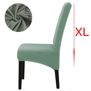 XL dydis Žakardo storio kėdė padengti kambarį išlaikyti šiltas slipcover šventinių kėdės, biuro kėdės ruožas slipcover