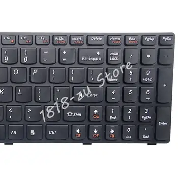 YALUZU anglų Naujo Nešiojamojo kompiuterio Klaviatūra LENOVO G500 G510 G505 G700 G710 G505A G700A G710A MUMS IŠDĖSTYMAS JUODA Pakeisti (NETELPA G500S)