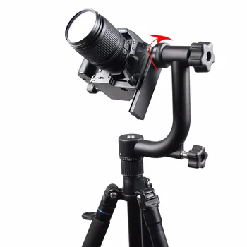 Yelangu Gimbal Trikojo Galva Profesionalios Sunkiųjų Panoraminis Gimbal Vaizdo Trikojo Galva su Greito atjungimo Plokštė, skirta DSLR Fotoaparatas