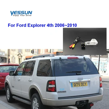 Yessun Automobilio Galinio vaizdo Kamera, Skirta Ford Explorer U251 4 2006-2010 m., naktinio matymo atbulinės eigos kamera/automobilių licencija veidrodinis fotoaparatas