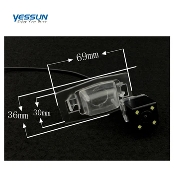 Yessun HD CCD Naktinio Matymo Automobilių Galinio vaizdo Atvirkštinio Atsarginė Kamera, Vandeniui, Skirti 