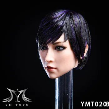 YMT020 A/B/C 1/6 Masto Grožio Azijos Moterų Galvos YA Head Skulptūra Nulipdyta Modelį, 12