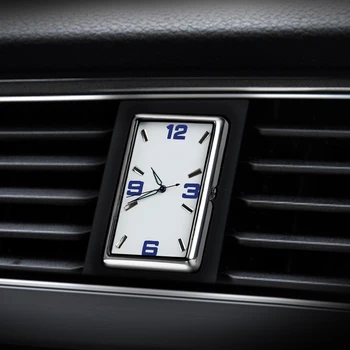 Yolu Automobilių Laikrodis Šviesos Mini Automobilių Skaitmeninis Žiūrėti Kvarciniai Laikrodžiai Klijuoti ant Auto Ornamentas, Automobilių Reikmenys, Automobilių, VISUREIGIŲ ir MPV