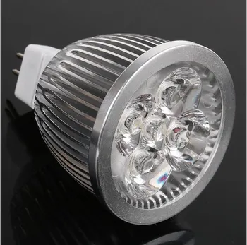 YON 10VNT Didelės galios chip LED lemputė MR16 3W 4W 5W 12V 6W Pritemdomi Led Prožektoriai Šiltai/šaltai Balta PONE 16 bazinė LED lempos