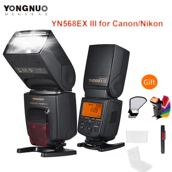 YONGNUO YN568EX III YN568-EX III Belaidžio TTL HSS Flash Speedlite Canon 1100d 650d 600d 700d Nikon D800 D750 D7100 kameros