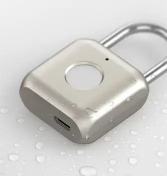 Youpin Katytė Smart pirštų Atspaudų Durų Užraktas USB Įkrovimo Keyless Kovos Vagystės Spynos Kelionės Atveju Stalčių Saugos Užraktas