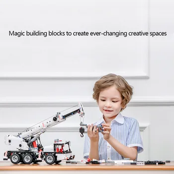 Youpin Mitu Blokai Inžinerija, Kranų Inžinerija, Automobilių Robotas Švietimo PASIDARYK Žaislus Sunkvežimių Vaikams Kalėdų Dovana