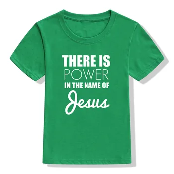 Yra Galia, Jėzaus Bamblys Vaikams Mergaitėms trumpomis Rankovėmis Tee Marškinėliai Vasaros Drabužių Viršūnes Drabužius Atsitiktinis Palaidinė