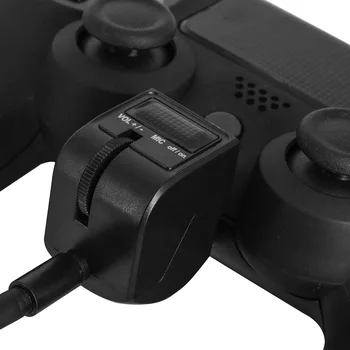 YTTL 3.5 mm Mini Rankena Audio ausinių adapteris Micphone Ausinės Balso Kontrolės Žaidimų Reikmenys PS4 Valdytojas PSVR PS4 VR