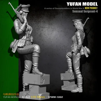 Yufan Modelis 1/35 Dervos Kareivis Figura Ir Plaukti Originalumas vokiečių Armijos YFWW35-1860