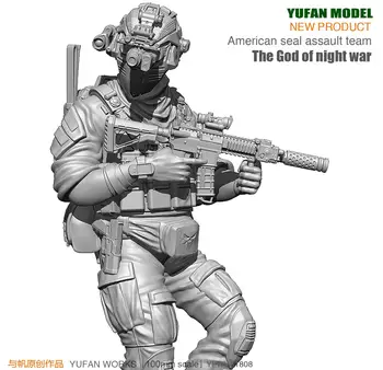 Yufan Modelis iš Pradžių 90mm Pav Sukurta Platforma Dievo Naktį Karo Jav Specialiųjų Commando Dervos Karių YFWW-1808