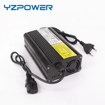 YZPOWER 12,6 V 20A Vieno įtampa 100-130V or220-240V Ličio Baterijos Kroviklis 12V Li-Ion Lipo Baterija Ebike Smart