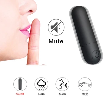 Įkraunamas Mini Kulka Vibratorius G Spot Klitorio Stimuliatorius Sekso Žaislai Moterims/Pradedantiesiems, USB kroviklis 10 Greičio Stipri Vibracija