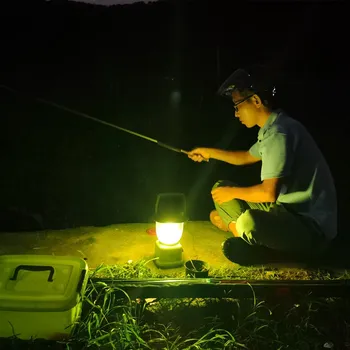 Įkraunamas Saulės Kempingas Šviesos Kompasą Nešiojamų Kalėdų Žibintų LED Žvejybos Lempos Lauko Rainproof Pagalbos Palapinė Šviesos
