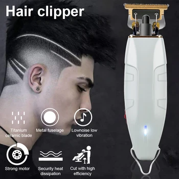 Įkrovimo Baldheaded Plaukų Clipper Elektriniai Plaukų Žoliapjovės Belaidžius Skustuvas Žoliapjovės Barzdos Skustuvu, Vyrų Kirpykla, Plaukų Pjovimo Mašina