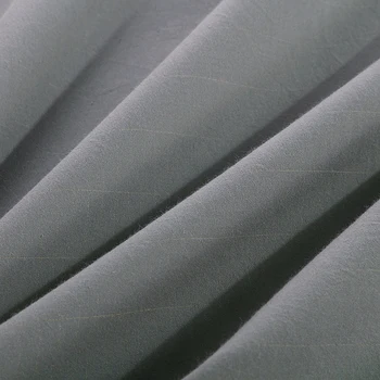 ĮŽEMINIMO Įrengtas Lapas Pilkos spalvos Ne apima pagalvės užvalkalą Medvilnės Sidabro Antimikrobinių sveikas miegas laidi medžiaga