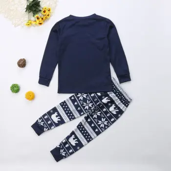 Šeimos Atitikimo Kalėdų Komplektus Suaugusiųjų Moters Vaikai Elf Pižama Rinkinių Suaugusiems Vaikams Sleepwear naktiniai drabužiai 2vnt Outtfits