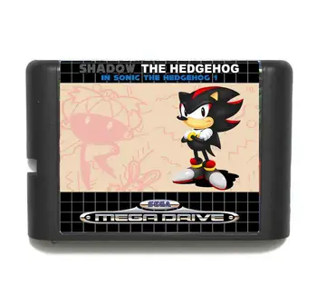 Šešėlis, Sonic The Hedgehog 1 MD 16 bitų Žaidimas Kortele Sega Mega Drive Genesis
