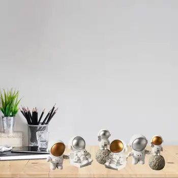 Šiaurės Kūrybos Astronautų Mėnulio Formos Dervos Mažų Ornamentais Namų Puošybai Amatų Modernus Vaikas Miniatiūriniai Gimtadienio Dovana