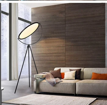 Šiaurės postmodernistinės kūrybos asmenybės kambarį tyrimas miegamųjų vila modelis kambaryje, viešbučio kambaryje, restoranas LED trikojo grindų lempos