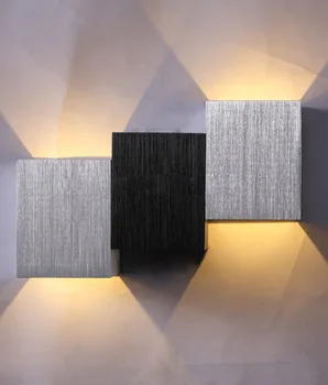 Šiuolaikinių LED Sienos Lempos Kambarį Miegamojo Lovos Sienų apšvietimo Sconce Laiptų Formos Vonios kambarys Praėjimo Koridorius Sieniniai Šviestuvai Namų Dekoro