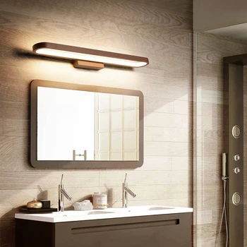 Šiuolaikinių LED sienos Lempos&Veidrodėliai Žibintai Kavos 0.4-1.2 M Anti-rūko LED Vonios kambarys žibintai tualetinis staliukas/wc/vonios kambarys sconce&veidrodis lam