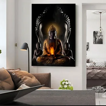 Šiuolaikinės Buda, Dievas, Buda Sienos Menas Drobė Paveikslų, Plakatų ir grafikos Sienos Meno Nuotrauką Kambarį Namo Apdaila