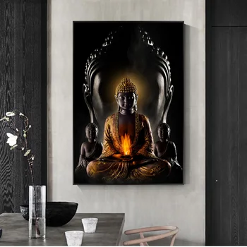 Šiuolaikinės Buda, Dievas, Buda Sienos Menas Drobė Paveikslų, Plakatų ir grafikos Sienos Meno Nuotrauką Kambarį Namo Apdaila