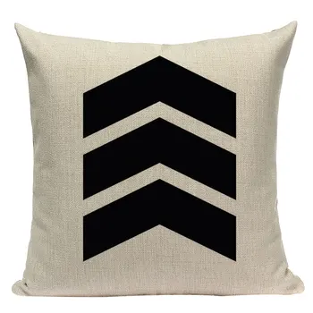 Šiuolaikinės Paprasta geometrija užvalkalas Juoda Balta namuose pagalvėlė Zebra Kūrybos Leopard dekoratyvinės pagalvėlės, Namų Aikštėje Spausdinimo užsakymą