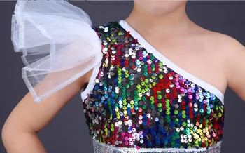 Šokių drabužiai mergaitėms, džiazo šokio ir gatvės šokio spektaklis kostiumai vaikų šiuolaikinių šokių modelis podiumo china kostiumai