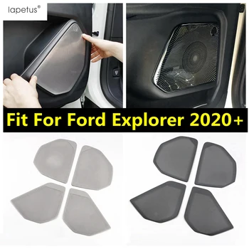 Šoninės Durys Stereo Garsiakalbis Audio Garso Garsiakalbio Rėmas Padengti Trim Tinka Ford Explorer 2020 2021 Nerūdijančio Plieno Vidus