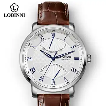Šveicarija Lobinni Žiūrėti Prabangos Prekės Japonijoje MIYOTA Vyrų Laikrodis atsparus Vandeniui zegarek meski Nerūdijančio Automatinis laikrodis Vyrams