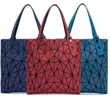 Šviesos bao maišelį Atspindintis geometrinis krepšiai moterų 2020 m. Dygsniuotas Pečių Krepšiai Entire moterų Rankinės bolsa feminina sac à main
