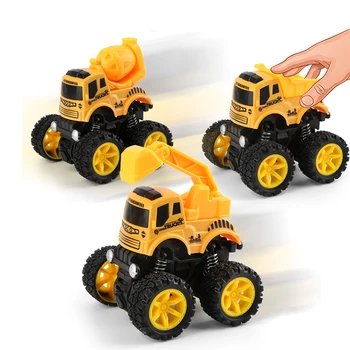 Žaislai Automobilis-4 Stilius Mini Inercinės Inžinerijos Transporto Priemonių Ekskavatorių Kombaino Vaikams Įdomus Berniukas Inžinerijos Sunkvežimio Modelis Automobiliai, Žaisliniai