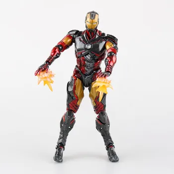Žaisti Menų Marvel Keršytojas 25cm Geležinis Žmogus pilietinio Karo Super Herojus Ironman PVC Veiksmų Skaičius, Žaislai