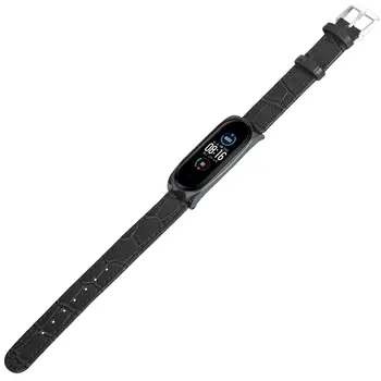 Žiūrėti Juosta Odos Juostelių, 10-24mm Žiūrėti Reikmenys Aukštos Kokybės Rudos Spalvos Watchbands už Xiaomi Smart Apyrankę 5/5 NFC