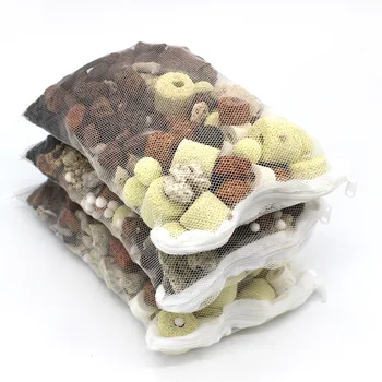 Žuvų bako filtras keramikos žiedas bakterijų namas aktyvintos anglies akvariumo vandens filtravimo medžiaga vulkaninės uolienos ten-in-one krepšys