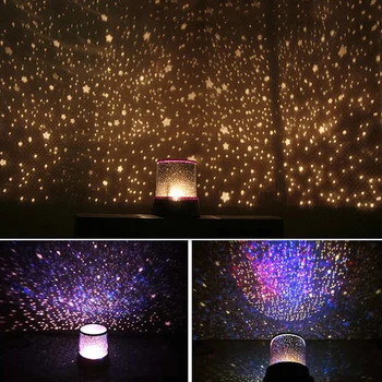Žvaigždėtas Dangus Naktį Šviesos Miegamojo Lempa Projekcija Lempos Kambarį Naktį Šviesos Žaislai Vaikams Naujovė Romantiška Šalis, Žaislai, Dovanos