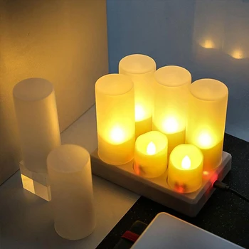 Žvakių Šviesos Kalėdinė Dekoracija Led Žvakės Lemputė Namų Modeliavimas Liepsna Arbata Šviesos Vestuves Vakarienė Nuotolinio Valdymo Свечи