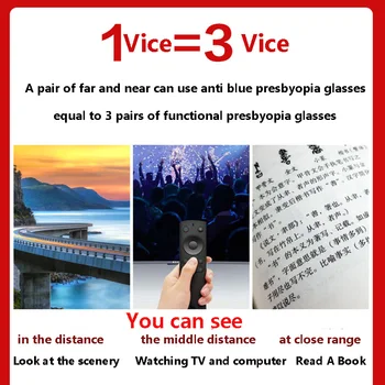 Žvalgybos Lankstymo Photochromic Progressive Multifocal Skaitymo Akiniai Vyrai Moterys Kovos Su Mėlyna Šviesa Dioptrijomis Presbyopia Akiniai